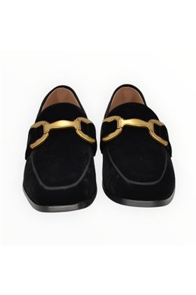 Mocassino donna in velluto colore nero. BIBI LOU- | 570Z70-NERO